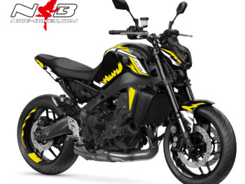 Foliendesign YAMAHA MT-09 Bj. 2022 Hornet Yellow