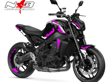 Foliendesign YAMAHA MT-09 Bj. 2022 Pretty Pink