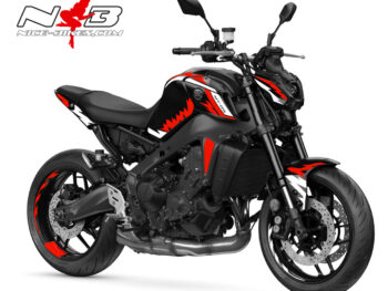 Foliendesign YAMAHA MT-09 Bj. 2022 Racing Red