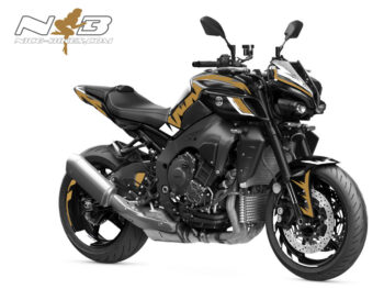 Foliendesign YAMAHA MT-10  Olympic Gold