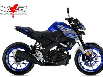 Foliendesign YAMAHA MT125 Bj.  Racing Blue