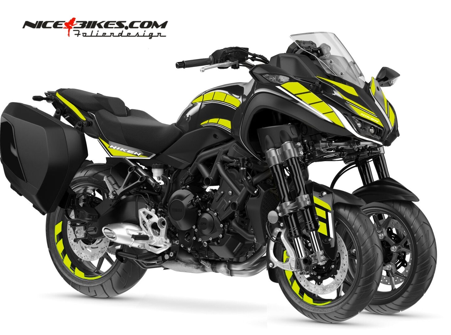 Foliendeisgn Yamaha Niken Hornet Yellow