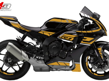 Foliendesign YAMAHA R1  Olympic Gold
