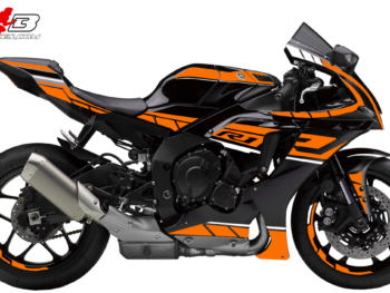 Foliendesign YAMAHA R1 Evil Orange