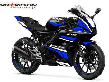 Foliendesign Yamaha R125  Racing Blue