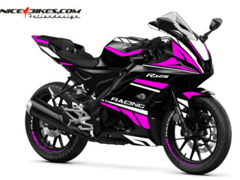 Foliendesign Yamaha R125  Pretty Pink