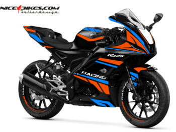 Foliendesign Yamaha R125  Gulf Design 2