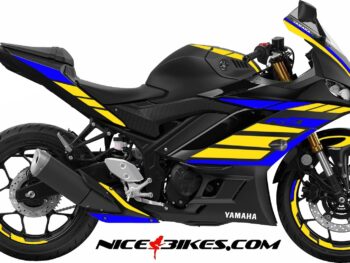 R3 Dekor Neon Yellow - Racing Blue