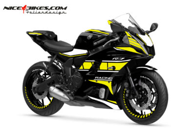 Foliendesign YAMAHA R7  Hornet Yellow