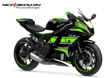 Foliendesign YAMAHA R7 Limegreen
