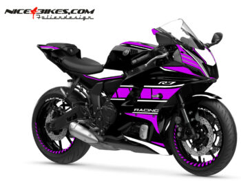 Foliendesign YAMAHA R7 Manga Violett