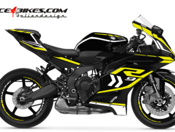 Foliendesign Yamaha R9 Hornet Yellow