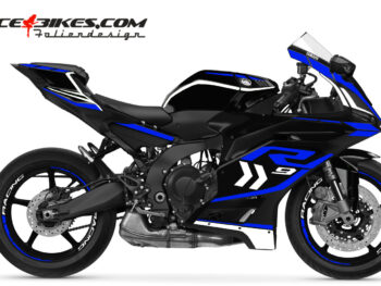 Foliendesign Yamaha R9 Racing Blue