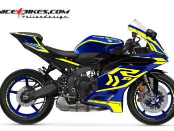 Foliendesign Yamaha R9 Neon Racing Yellow