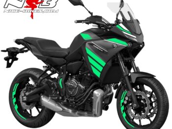 Foliendesign YAMAHA MT07 Tracer B.j. 2021 Miami Blue