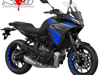 Foliendesign YAMAHA MT07 Tracer B.j. 2021 Racing Blue