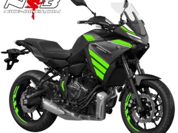 Foliendesign YAMAHA MT07 Tracer B.j. 2021 Lime Green