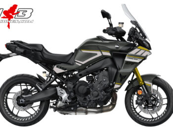 Foliendesign YAMAHA MT-09 Tracer Silbersee 2022