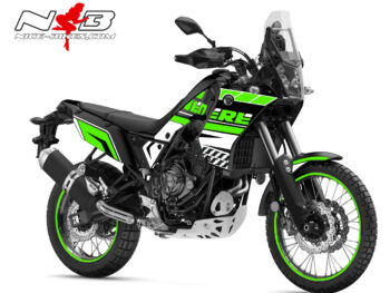 Foliendesign YAMAHA Teneré Limegreen 2022