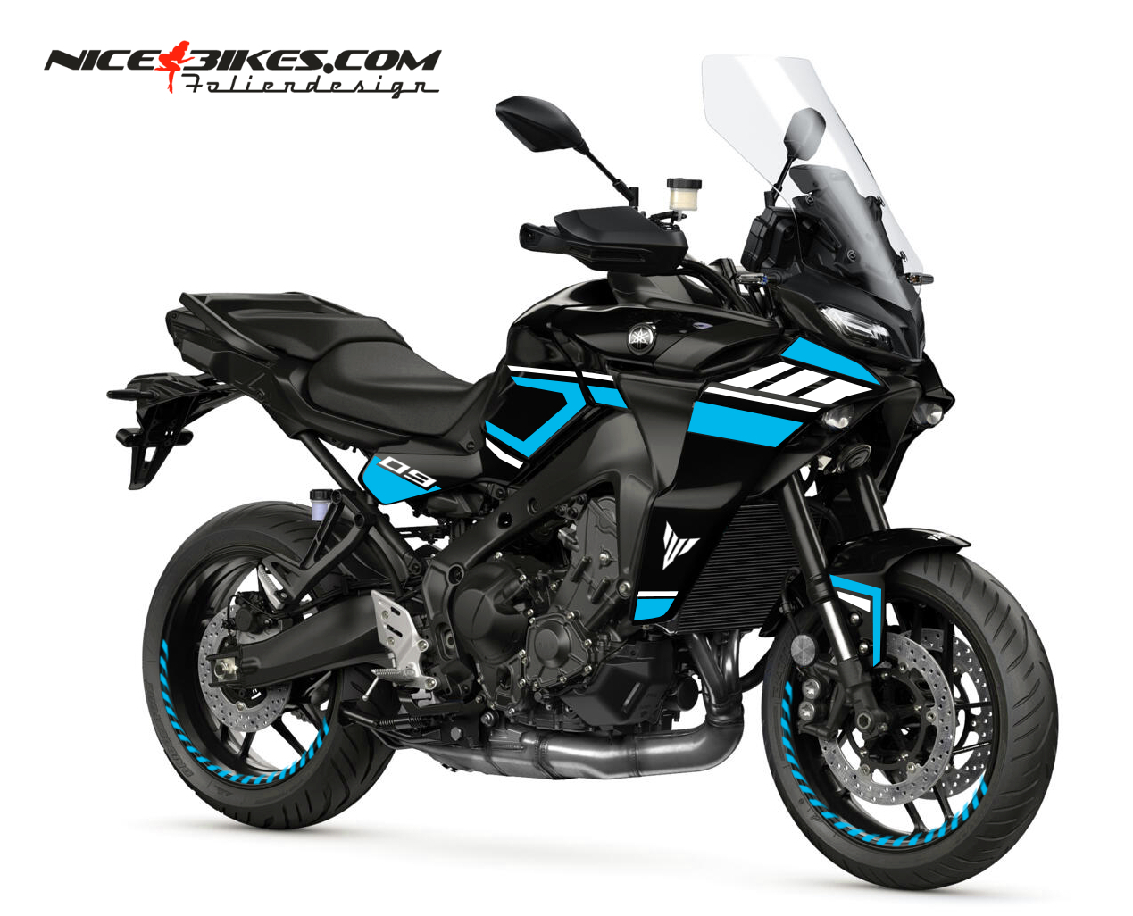 Foliendesign MT09 Tracer Light Blue