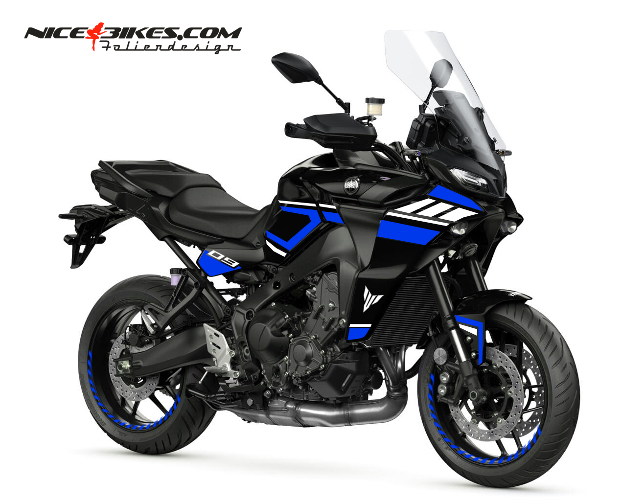 Foliendesign MT09 Tracer Racing Blue