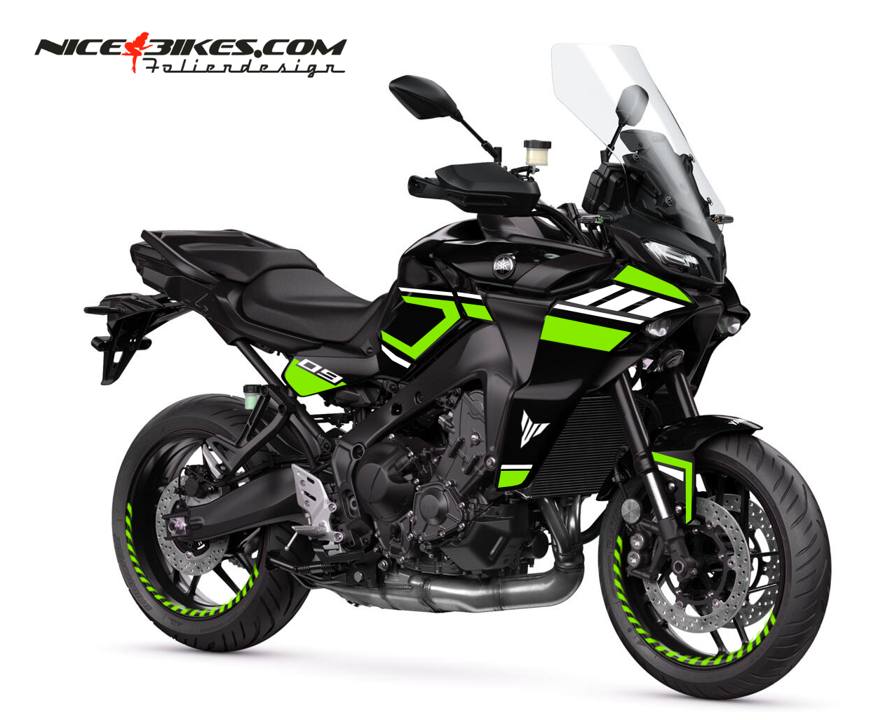 Foliendesign MT09 Tracer Limegreen