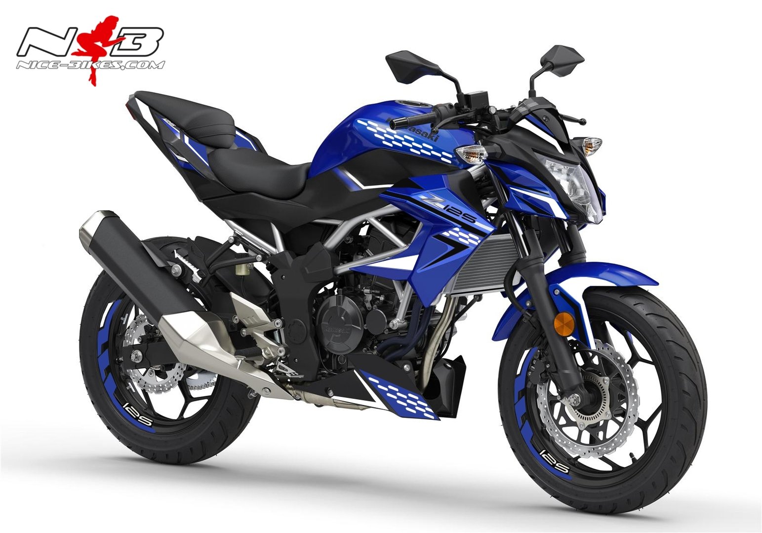 Z125 Dekor weiß für blaue Maschine