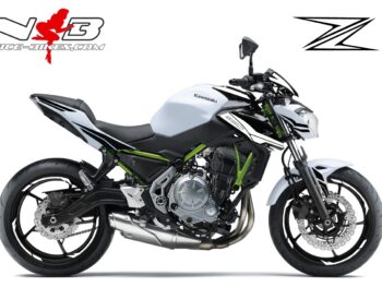 Z650 weiß / Foliendekor schwarz/weiß