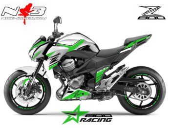 Z800 Foliendekor limgreen auf weißer Maschine