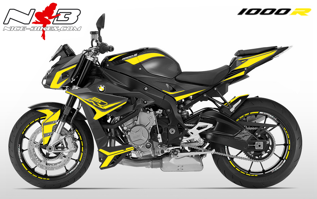 Dekorsatz S1000R EDITION gelb für Catalanograue Maschine 2018-