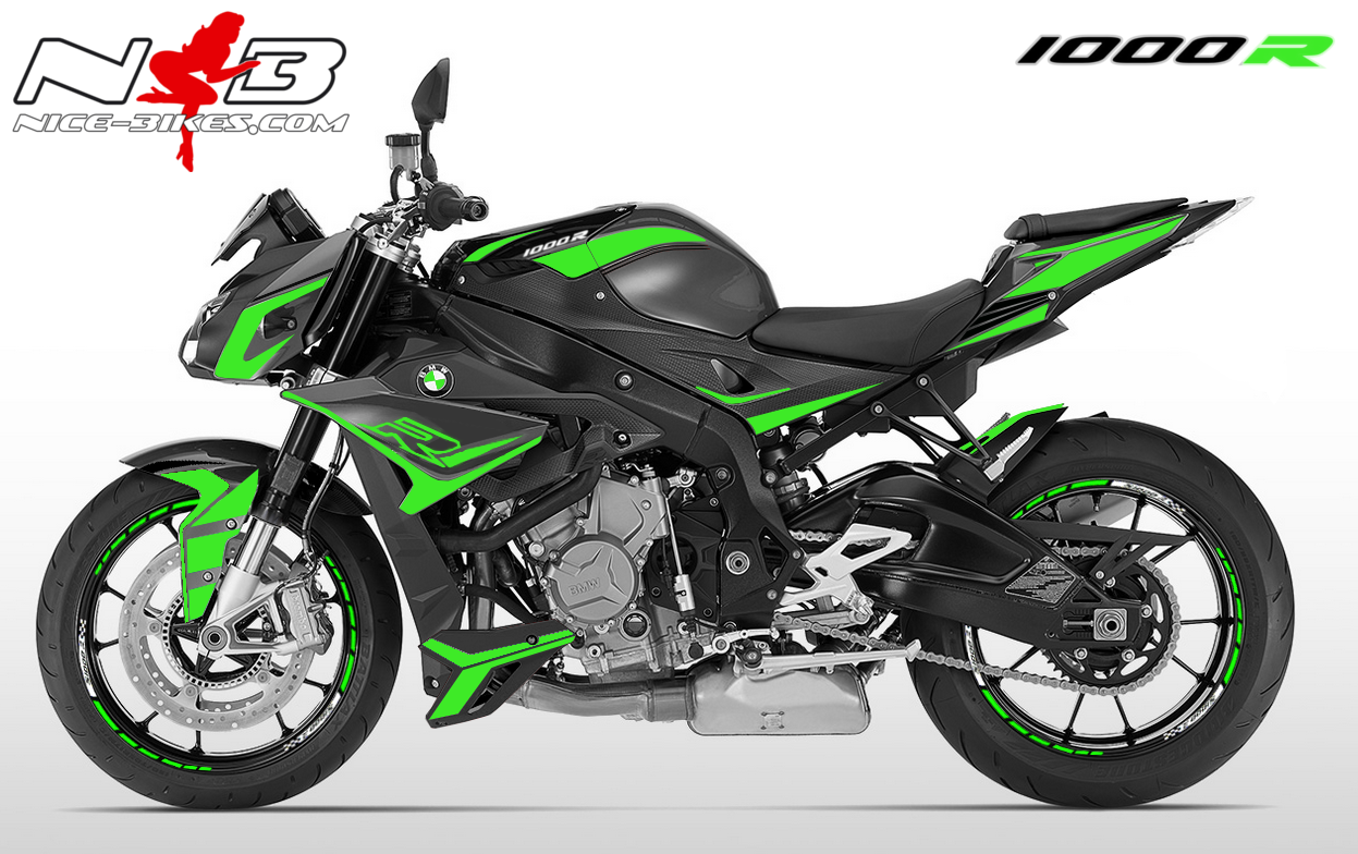 Dekorsatz S1000R EDITION limegreen für Catalanograue Maschine 2018-