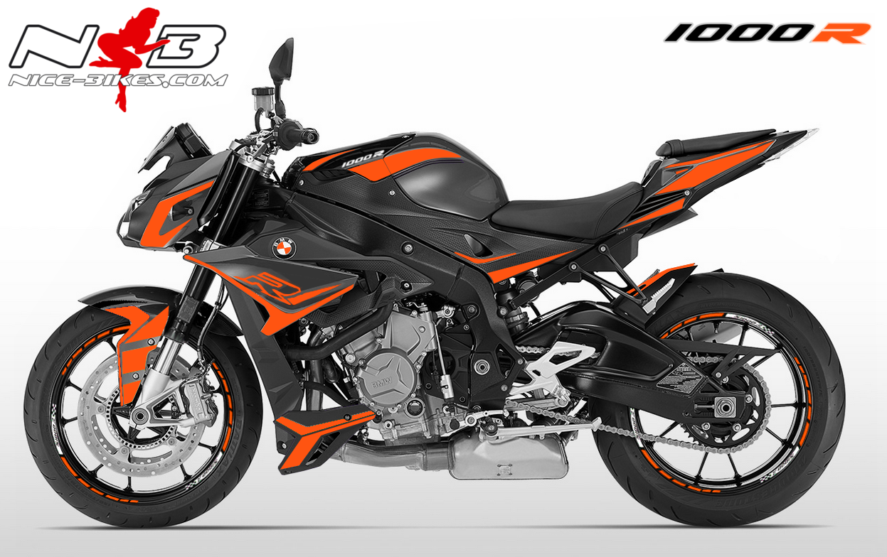 Dekorsatz S1000R EDITION orange für Catalanograue Maschine 2018-