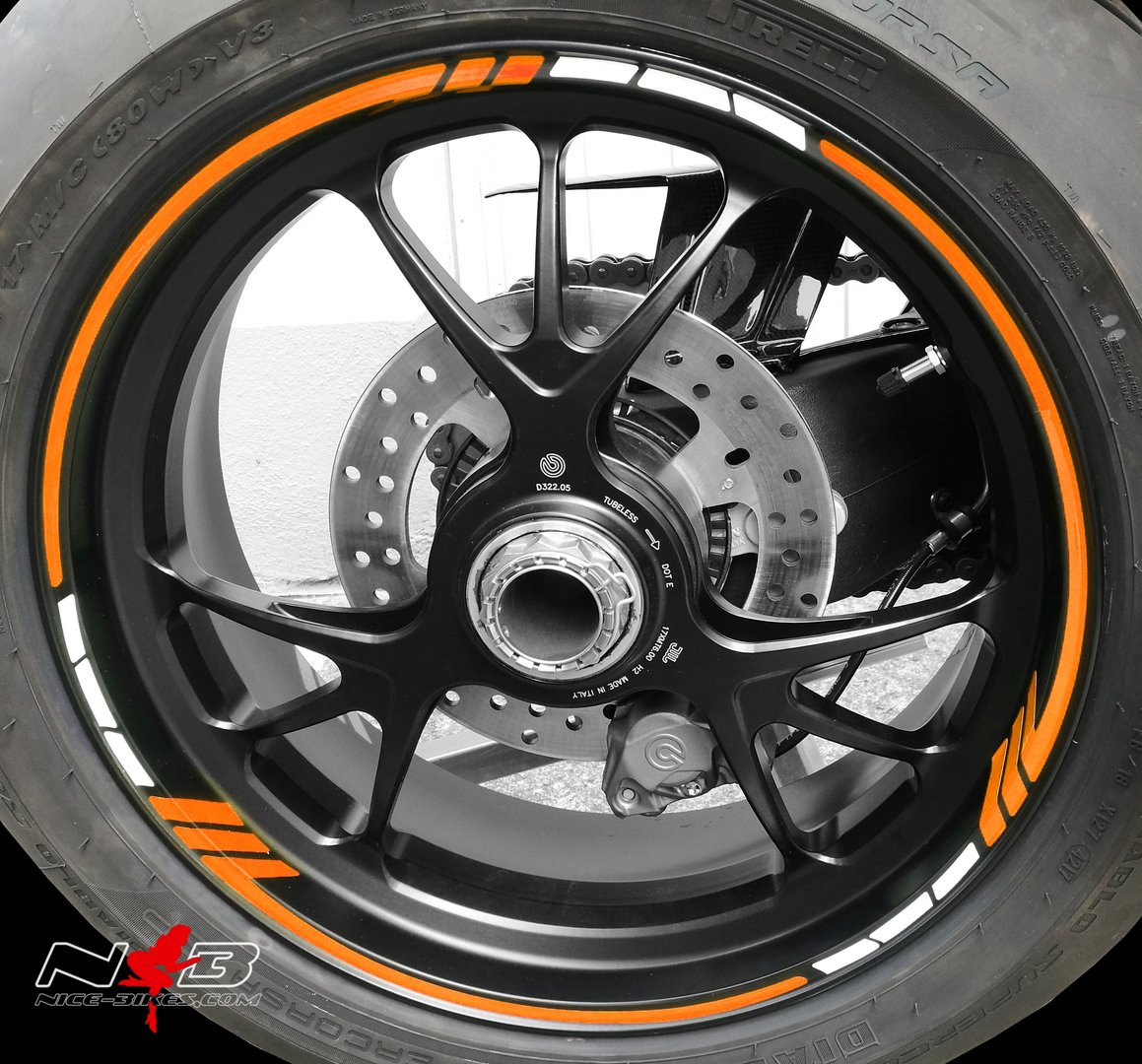 Zeus Felgendekor orange/NEON