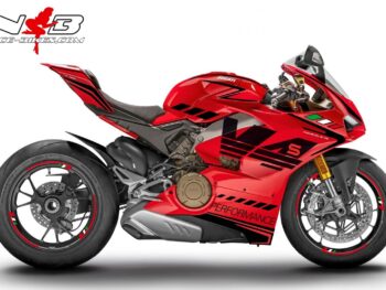 Panigale V4S schwarz-tricolor