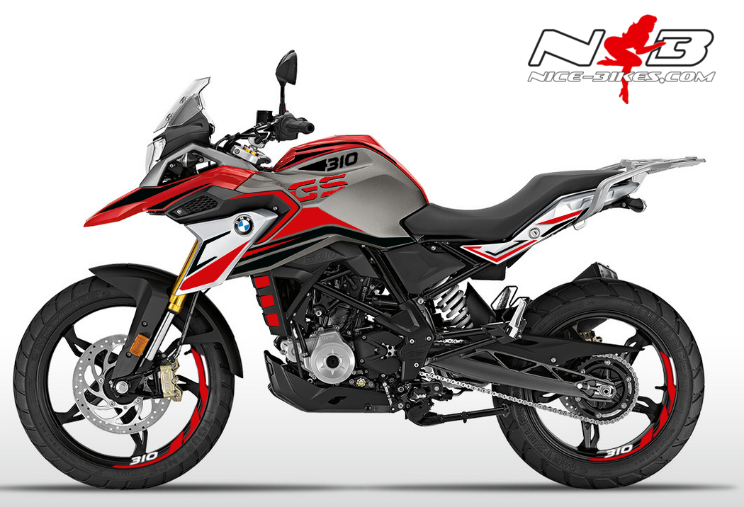 G310GS Dekorsatz schwarz auf roter Machine 2019/20