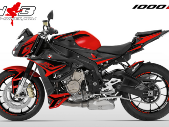 Dekorsatz S1000R EDITION schwarz für rote Maschine 2018-