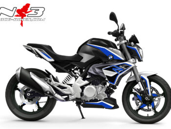 Dekorsatz G310R EDITION blau auf schwarzer Machine 2017-