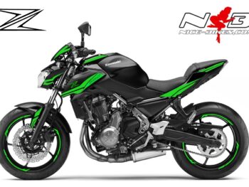 Z650 schwarz / Foliendekor limegreen