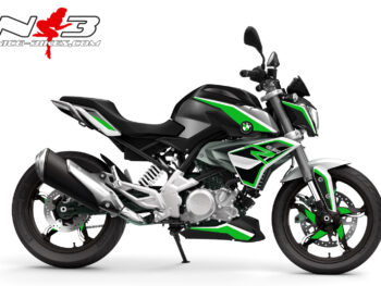 Dekorsatz G310R EDITION limegreen auf schwarzer Machine 2017-