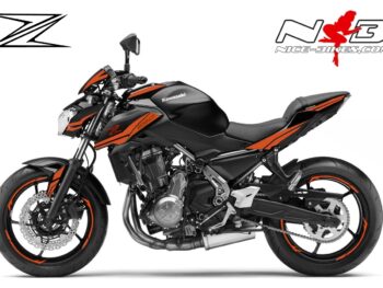 Z650 schwarz / Foliendekor orange