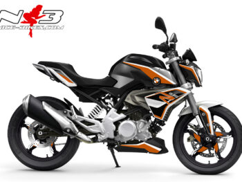 Dekorsatz G310R EDITION orange auf schwarzer Machine 2017-