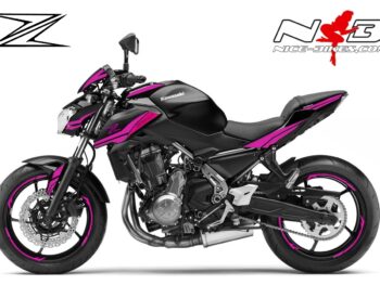 Z650 schwarz / Foliendekor pink