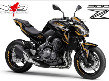 Z900 schwarz / Foliendekor gold 2018