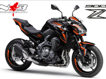 Z900 schwarz / Foliendekor orange 2018