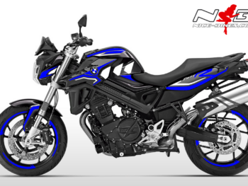 F800R Dekorsatz blau auf schwarzer Maschine 2019/20