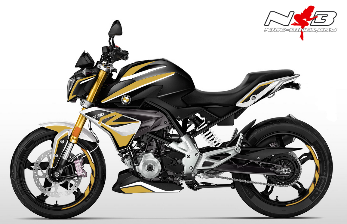 G310R Dekorsatz gold auf schwarzer Machine 2019