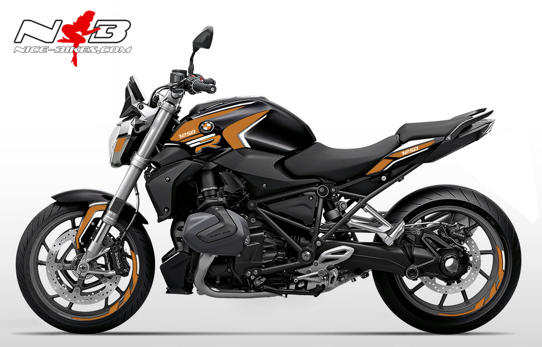 BMW R1250R Edition gold auf schwarzer Maschine 2019