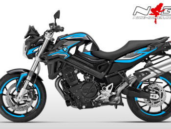 F800R Dekorsatz hellblau auf schwarzer Maschine 2019/20
