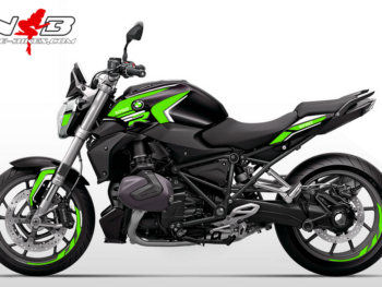 BMW R1250R Edition limegreen auf schwarzer Maschine 2019