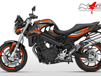 F800R Dekorsatz orange auf schwarzer Maschine 2019/20